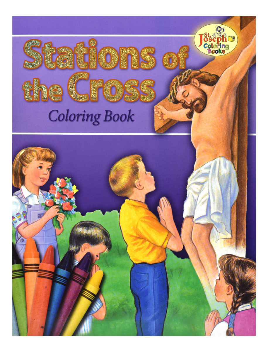 Coloring Book About The Stations Of The Cross - Holy Land Art Company, LLC