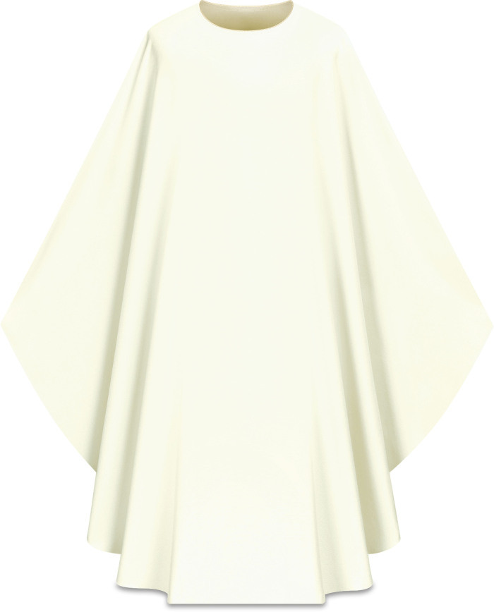Assisi Plain Chasuble | Plain Collar | 100% Polyester | All Colors ...