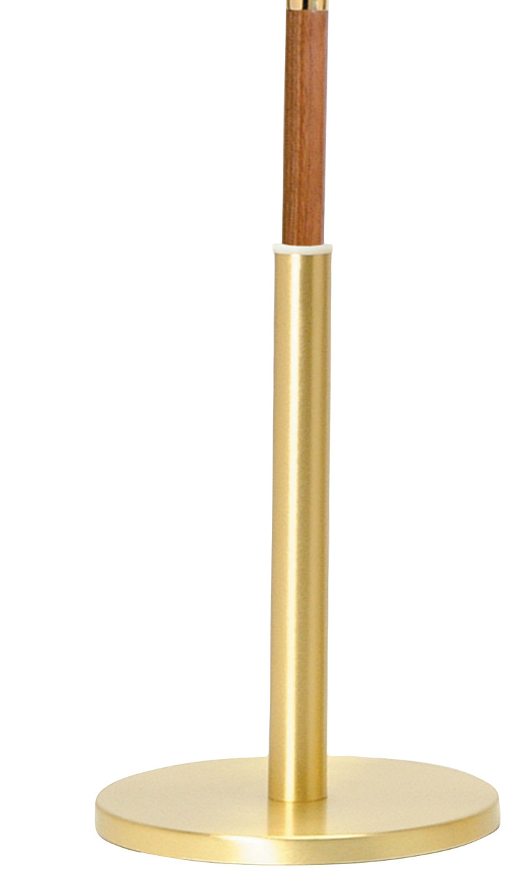 K226 Round Candle Lighter Stand Satin Brass Holy Land Art Company, LLC