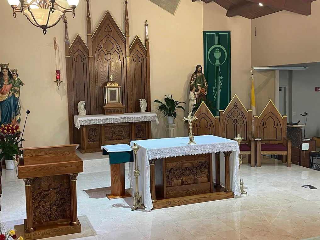 #48 Custom Reredos Panel | Oak | Multiple Finishes Available - Holy ...