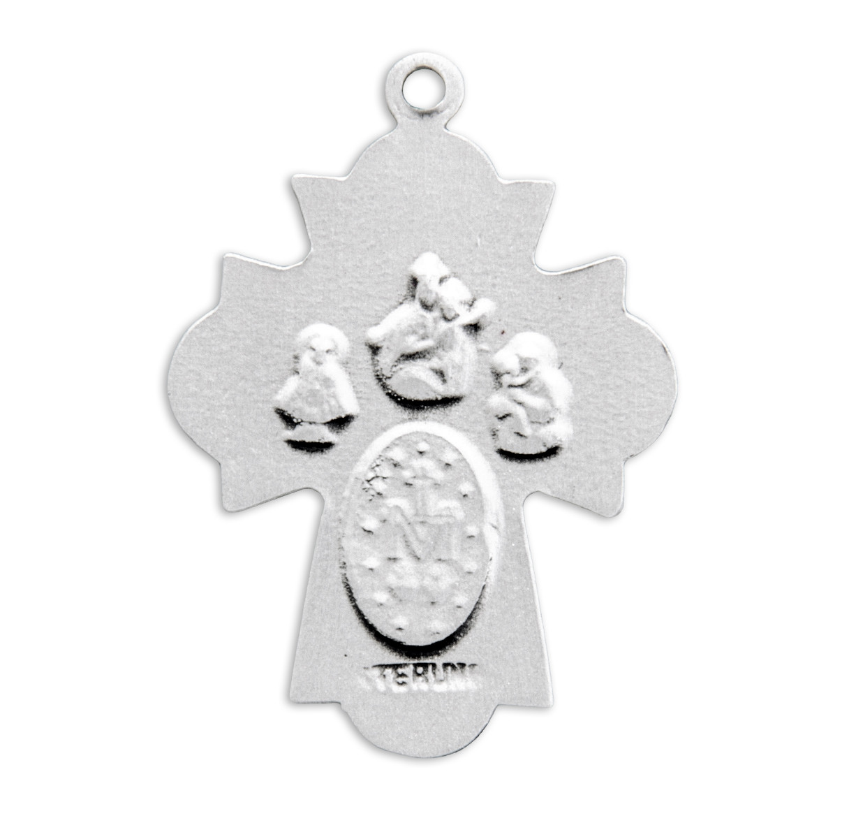 Sterling Silver 4-Way Medal - Holy Land Art Company, LLC