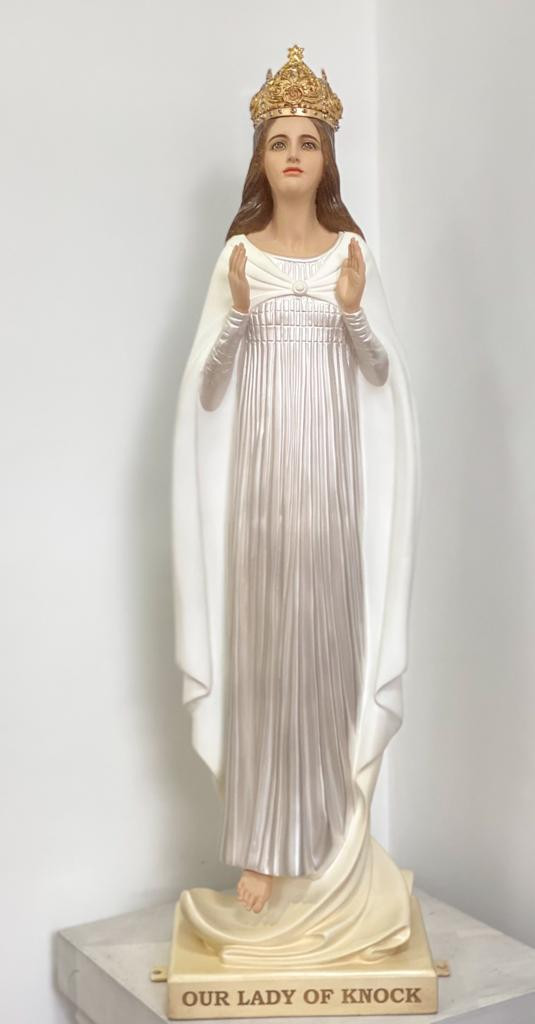 40" Our Lady of Knock Fiberglass Statue Multiple Finishes Available