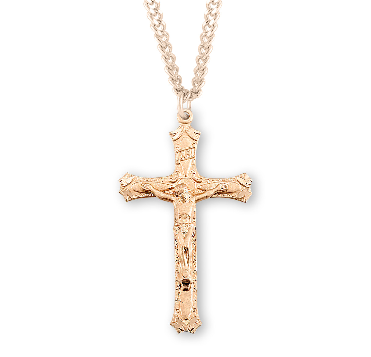 Crucifix Necklace - Gold over Sterling main image 0