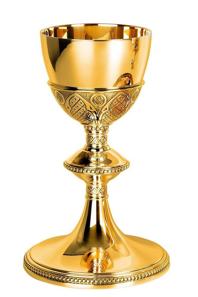 5400 HandChiseled Gothic Chalice & Paten 87/8", 17oz. Multiple