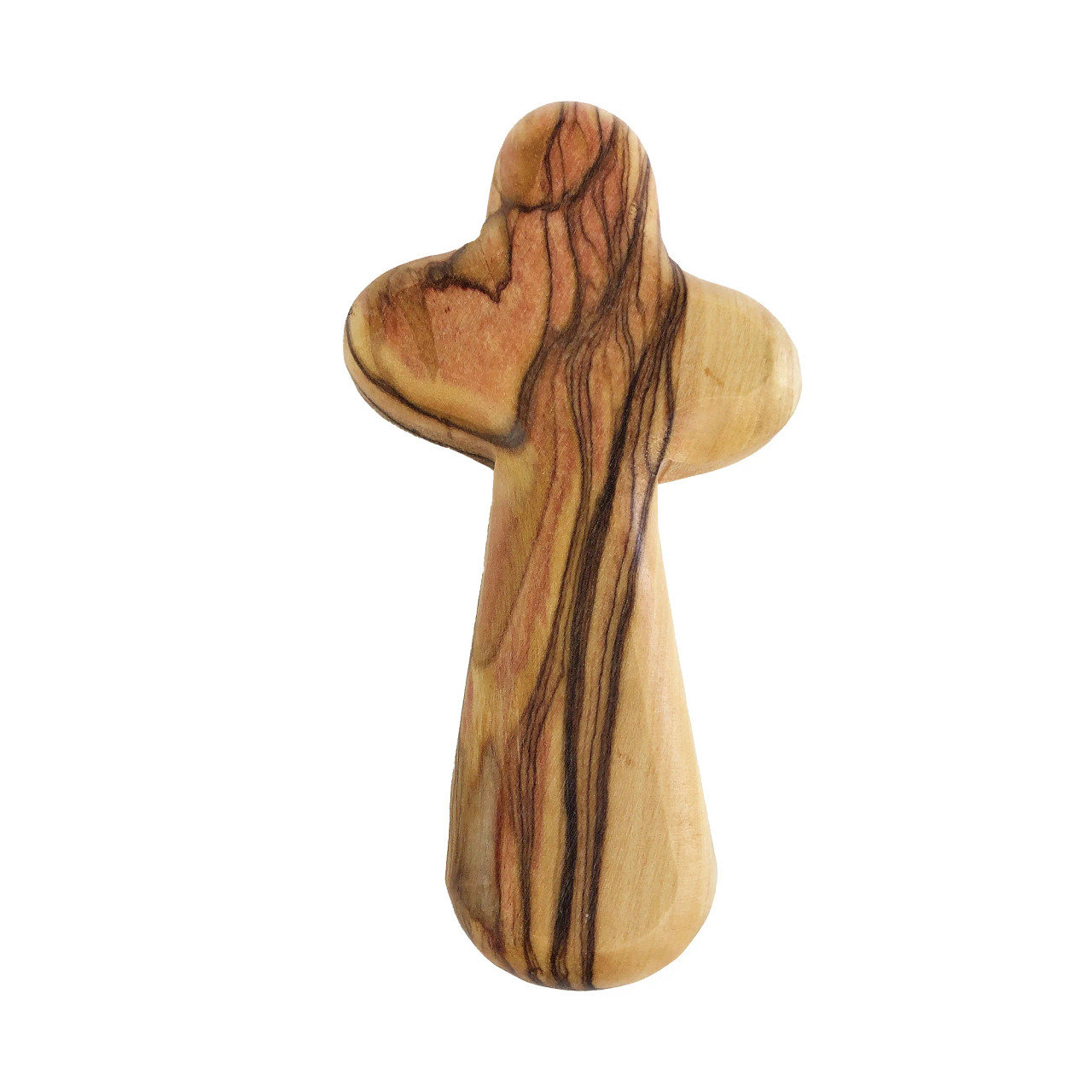 Olive Wood Comfort Cross | Medium - Holy Land Art Company, LLC