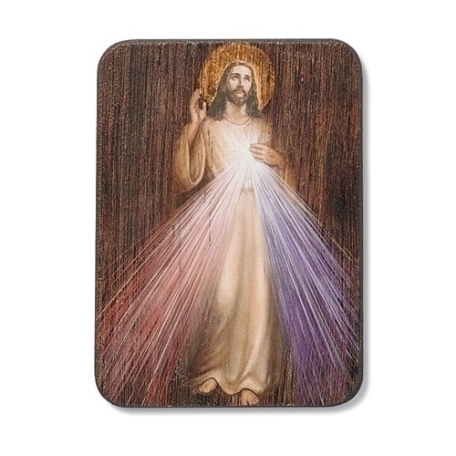 8" Divine Mercy Wall Plaque | MDF - Holy Land Art Company, LLC