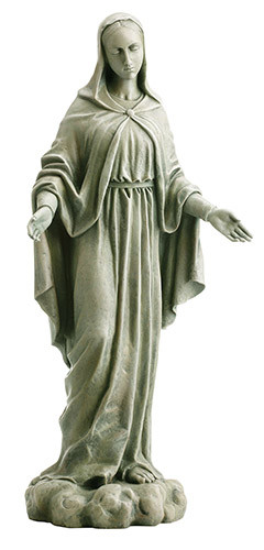 24" Our Lady of Grace Garden Statue Resin Holy Land Art Company, LLC