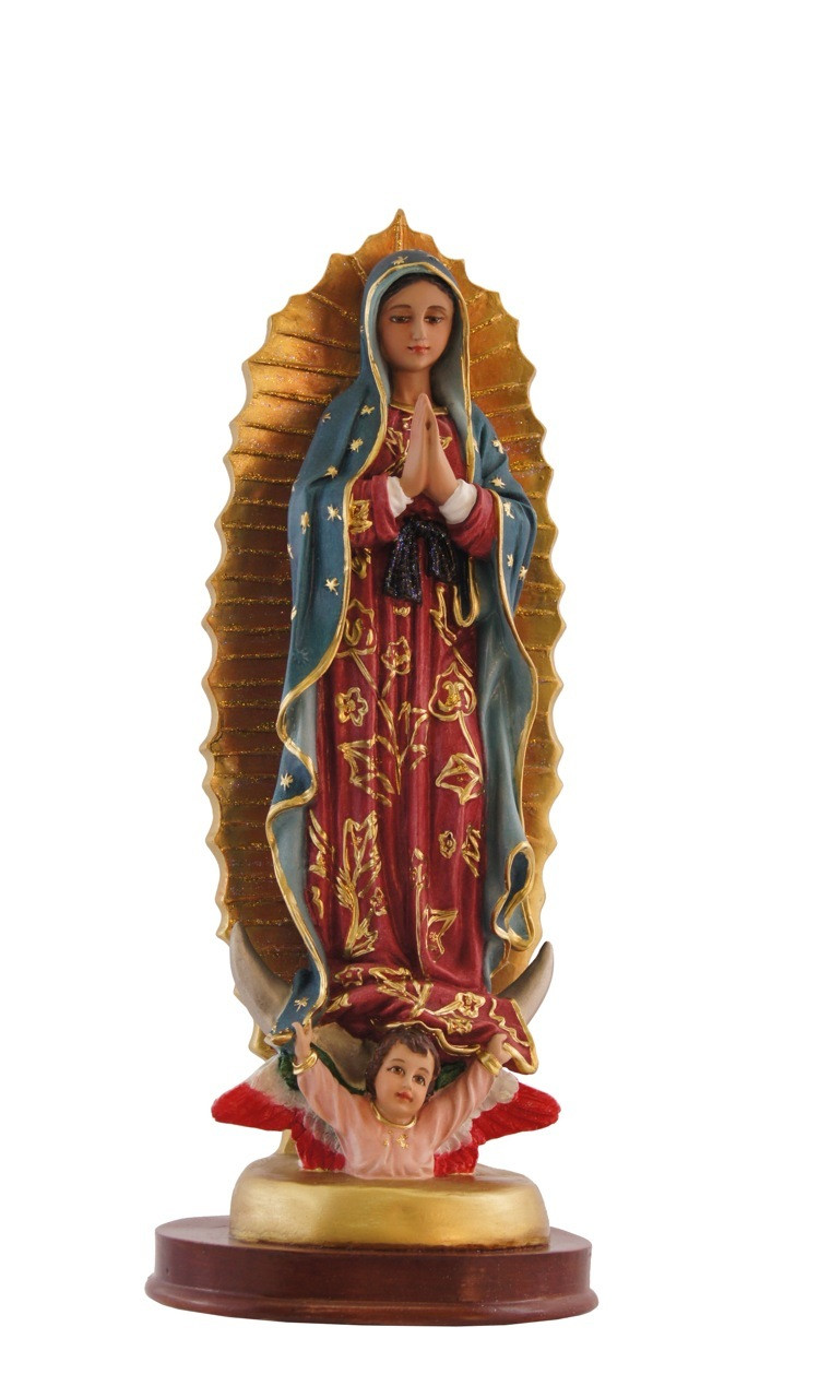 24" Our Lady of Divine Providence Statue HandPainted In Columbia