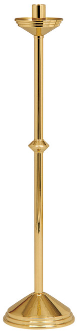K485 Paschal Candlestick | 44"H | Brass