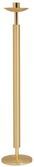 K540 Processional Candlestick | 42"H | Two-Tone Brass