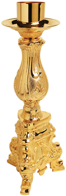 K8 Paschal Candlestick | 21 3/4"H | 24K Gold Plated