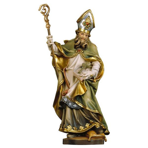 St. Patrick Statue | Hand Carved in Italy | Multiple Sizes