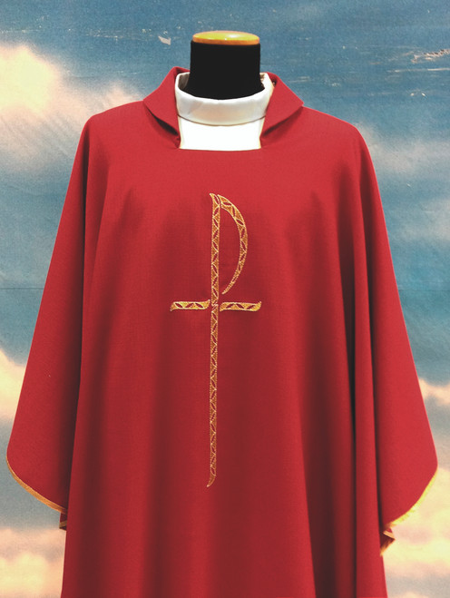 #861 Lightweight Rho Chasuble | Square Collar | 100% Micro Poly | All Colors