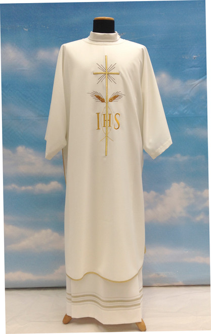 #511 IHS Cross Dalmatic | Wool/Poly | All Colors