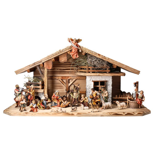 24-Piece Ulrich Nativity Set | Hand Carved in Italy | Multiple Sizes