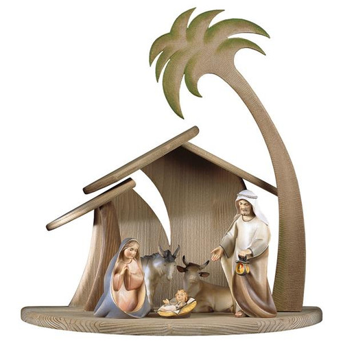 7-Piece Comet Nativity Set | Hand Carved in Italy | Multiple Sizes