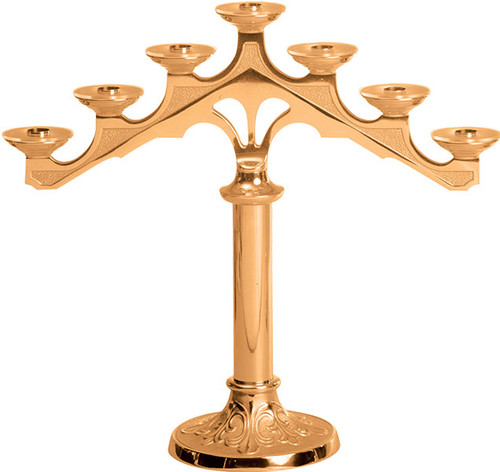 #232 Fixed Altar Candelabra | Multiple Material & Finishes Available