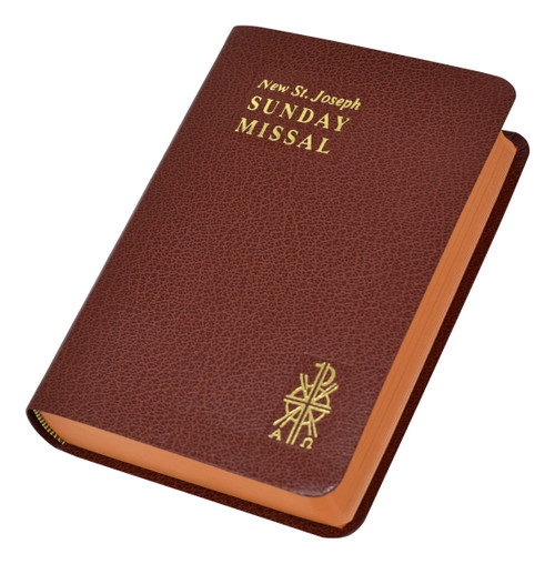 St. Joseph Sunday Missal | Brown | Engrave