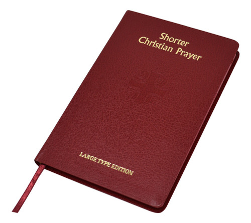 Shorter Christian Prayer | Large Type | Burgundy