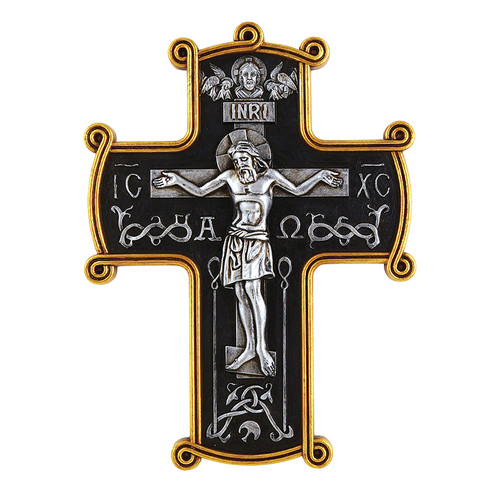 8" Byzantine Crucifix | Resin