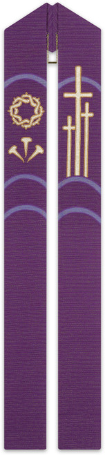 #3944 Lenten Overlay Stole | Wool