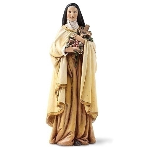 6" St. Therese of Lisieux Statue | Resin/Stone