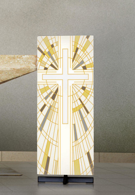 #7505 White Cross Lectern Cover