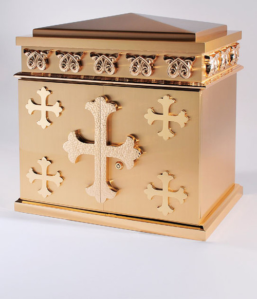 #10TAB8 Patonce Cross Tabernacle | Bronze