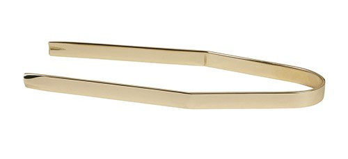 6" Brass Charcoal Tongs