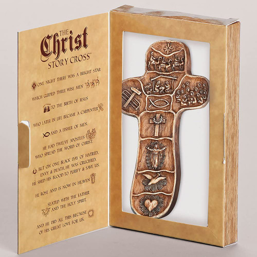 Christ's Story Palm Hand Cross