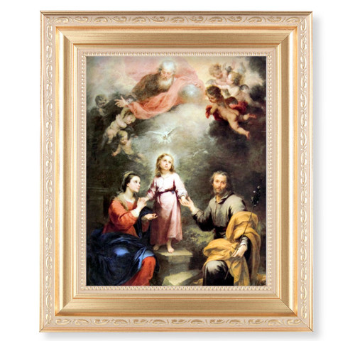 Heavenly and Earthly Trinities Gold Framed Art