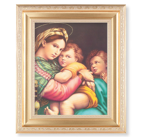 Madonna and Child Gold Framed Art | Style D