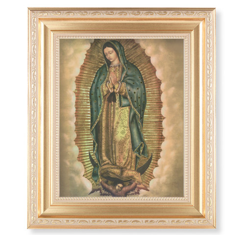 Our Lady of Guadalupe Gold Framed Art | Style D