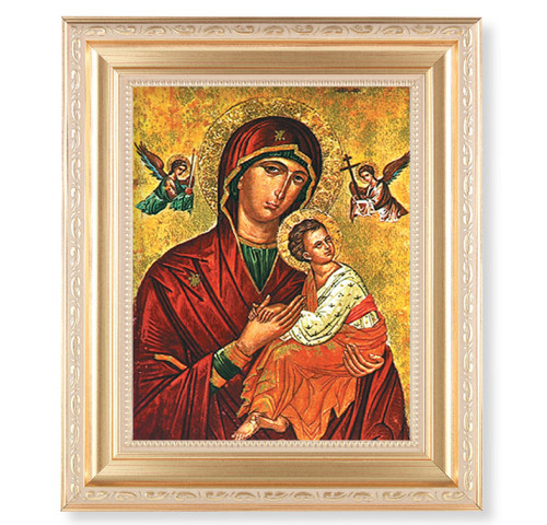 Our Lady of Passion Gold Framed Art