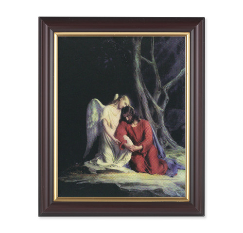 Agony in the Garden Walnut Framed Art | 8" x 10"