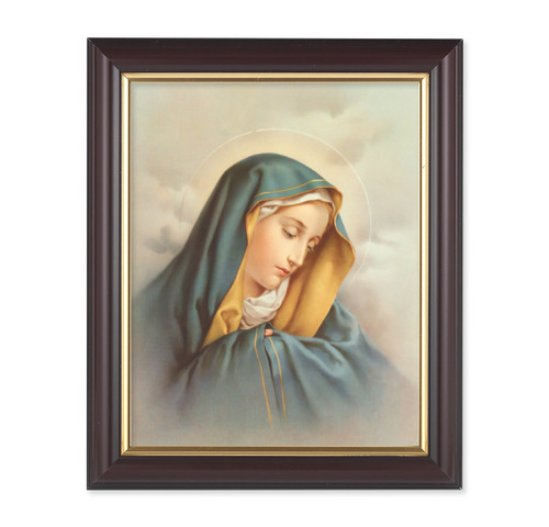 Our Lady of Sorrows Walnut Framed Art | 8" x 10"