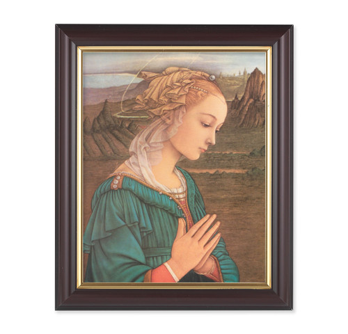 Madonna Walnut Framed Art | 8" x 10"