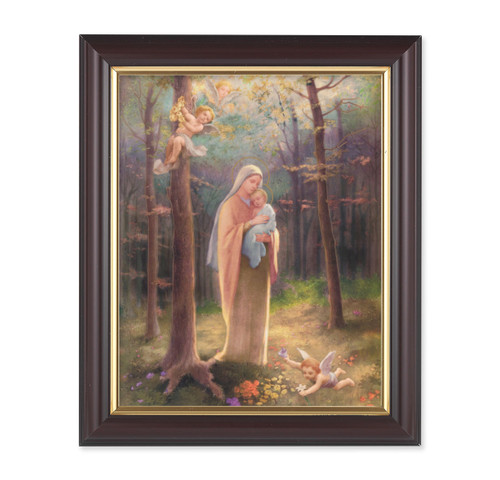 Madonna of the Woods Walnut Framed Art | 8" x 10"