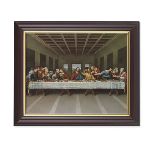 Last Supper Walnut Framed Art | 8" x 10"