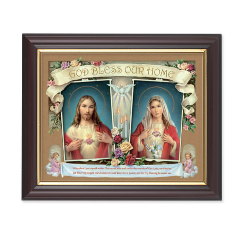 House Blessing-SHJ-IHM Walnut Framed Art | 8" x 10"