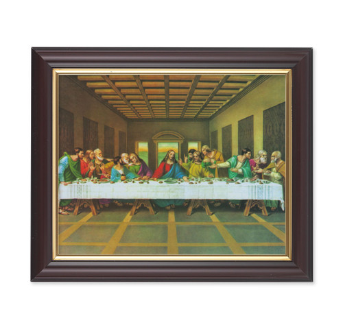 The Last Supper Walnut Framed Art | 8" x 10"