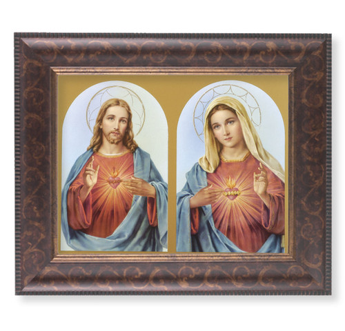 The Sacred Hearts Art-Deco Framed Art | Style A