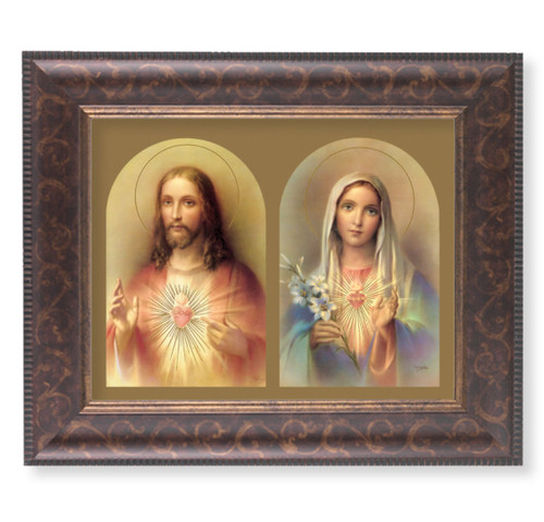 The Sacred Hearts Art-Deco Framed Art | Style B