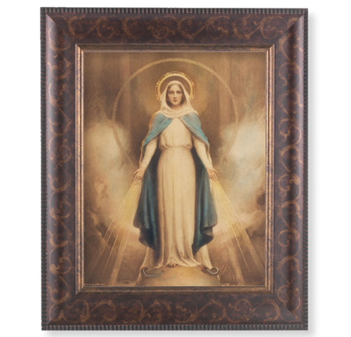 Miraculous Mary Art-Deco Framed Art