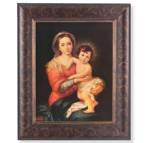 Madonna and Child Art-Deco Framed Art | Style E