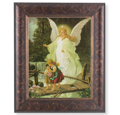 Guardian Angel Art-Deco Framed Art