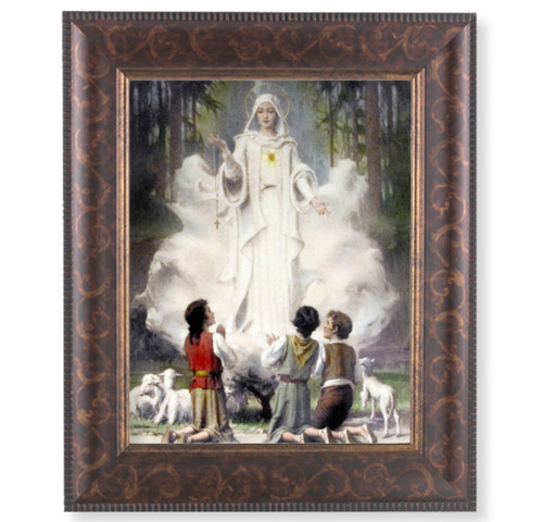 Our Lady of Fatima Art-Deco Framed Art