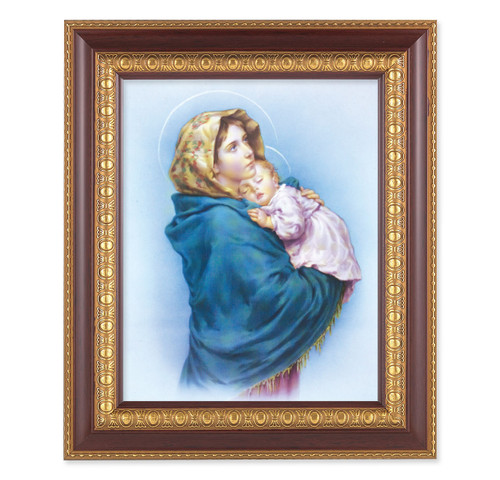 Madonna of the Streets Cherry Gold Framed Art | Style A