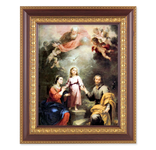 Heavenly and Earthly Trinities Cherry Gold Framed Art