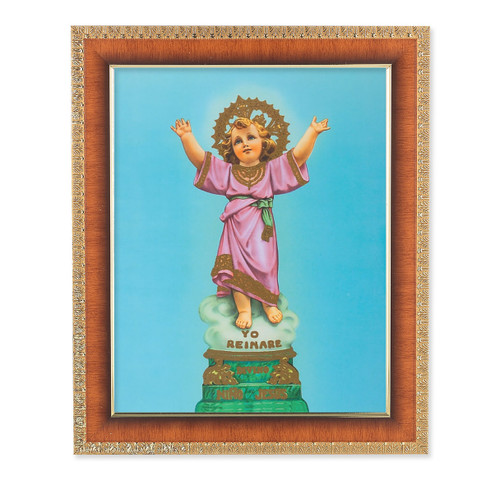 Divino Nino Natural Tiger Cherry Framed Art